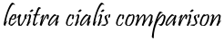 levitra cialis comparison